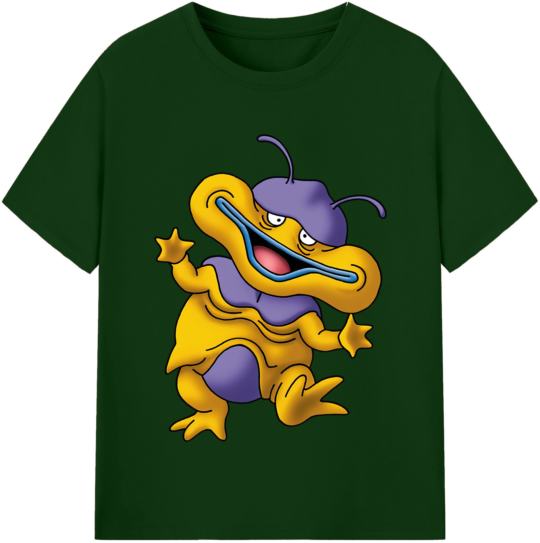 （画像用） ドラゴンクエスト Doragon Kuesuto Dragon Quest 綿100％半袖Tシャツ（フロントプリント）